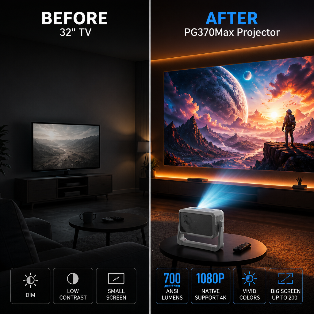 Projecteur 4K PG370Max